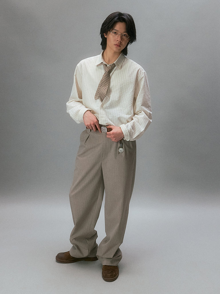 Joe Odagiri‘s Textured Weave Shirt