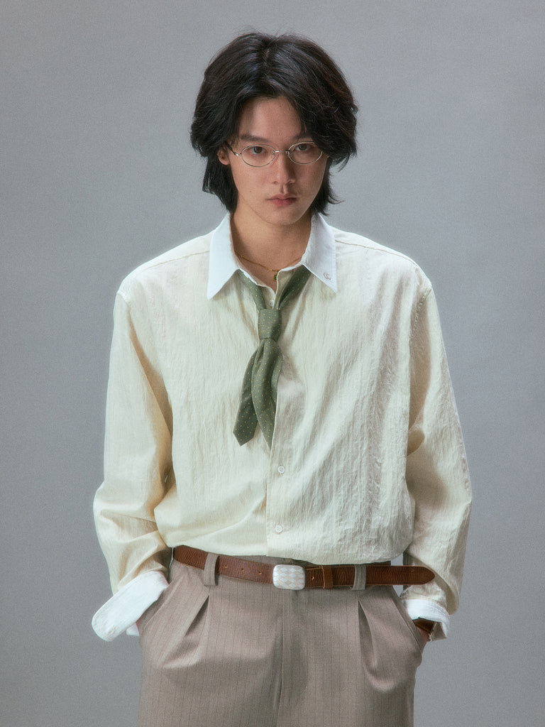 Yutaka Takenouchi's White-Collar Shirt