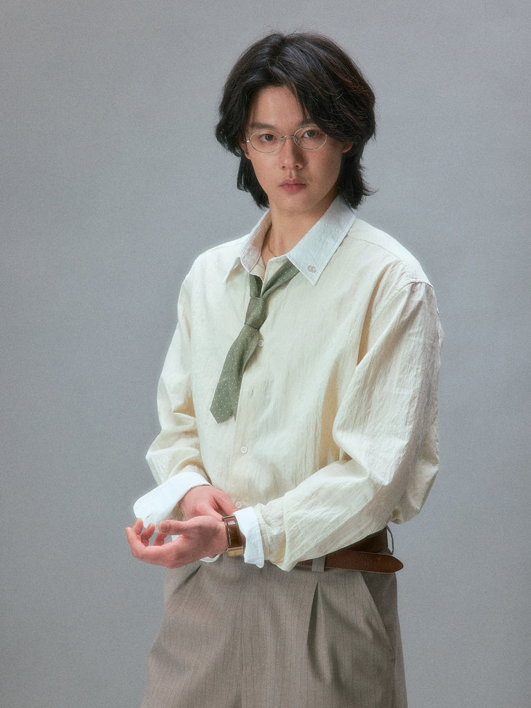 Yutaka Takenouchi's White-Collar Shirt