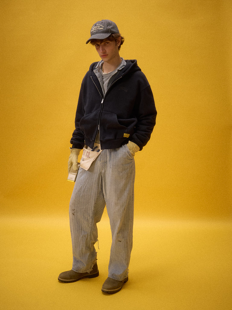 "Chemist‘s Workwear" Vintage Zip-Up Hoodie