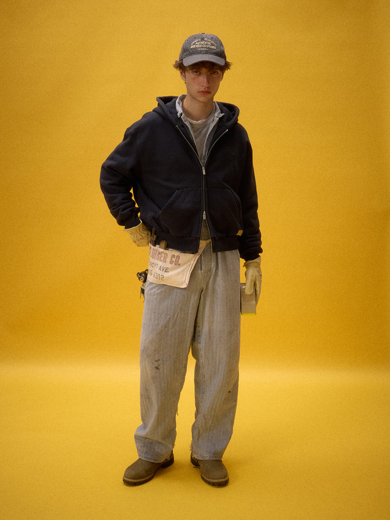 "Chemist‘s Workwear" Vintage Zip-Up Hoodie