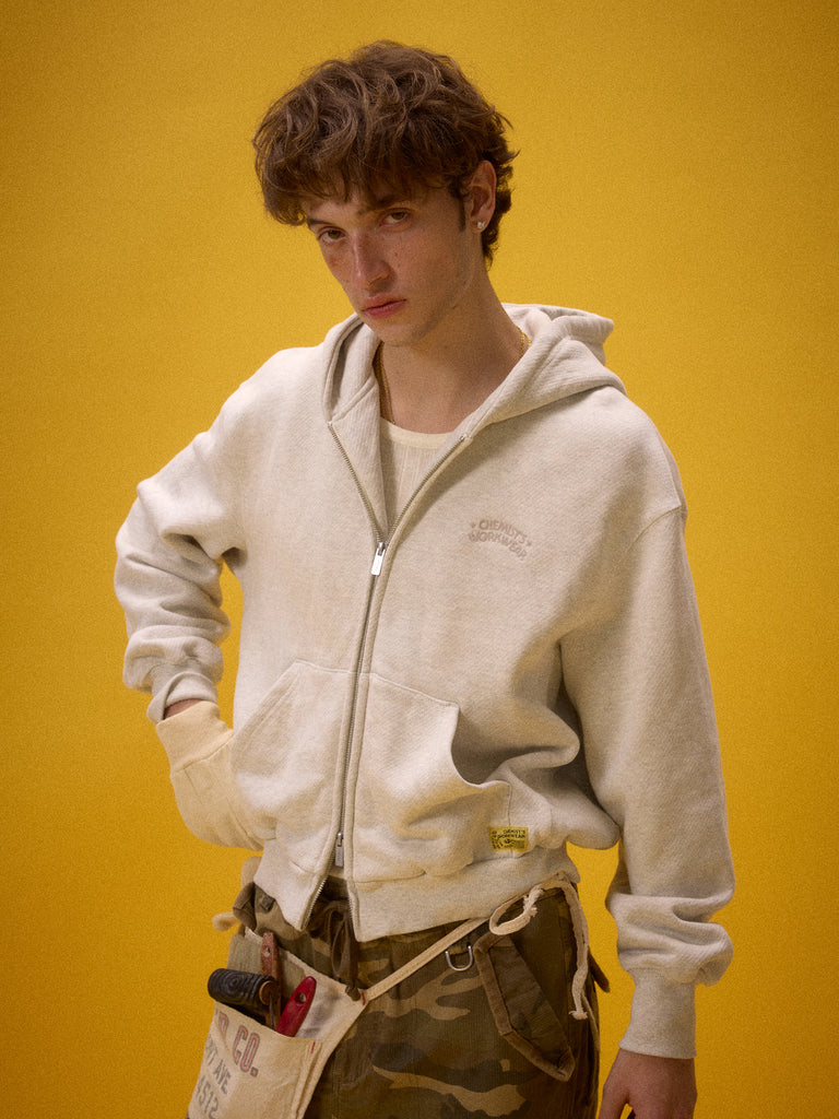 "Chemist‘s Workwear" Vintage Zip-Up Hoodie