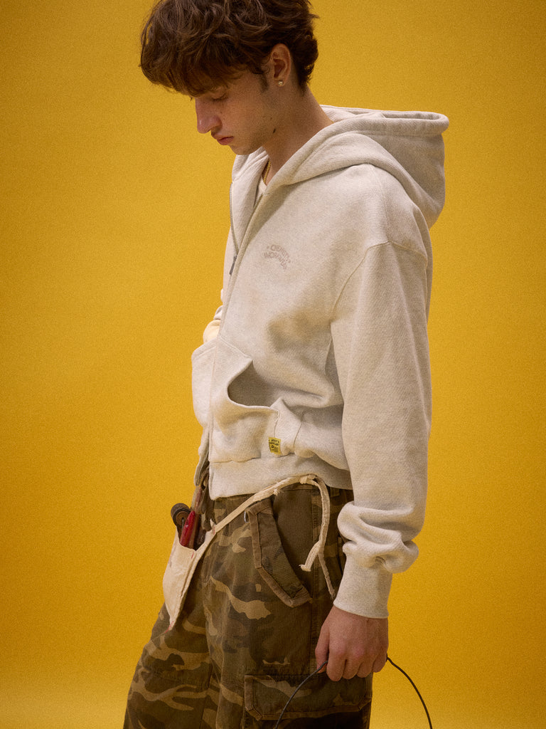 "Chemist‘s Workwear" Vintage Zip-Up Hoodie