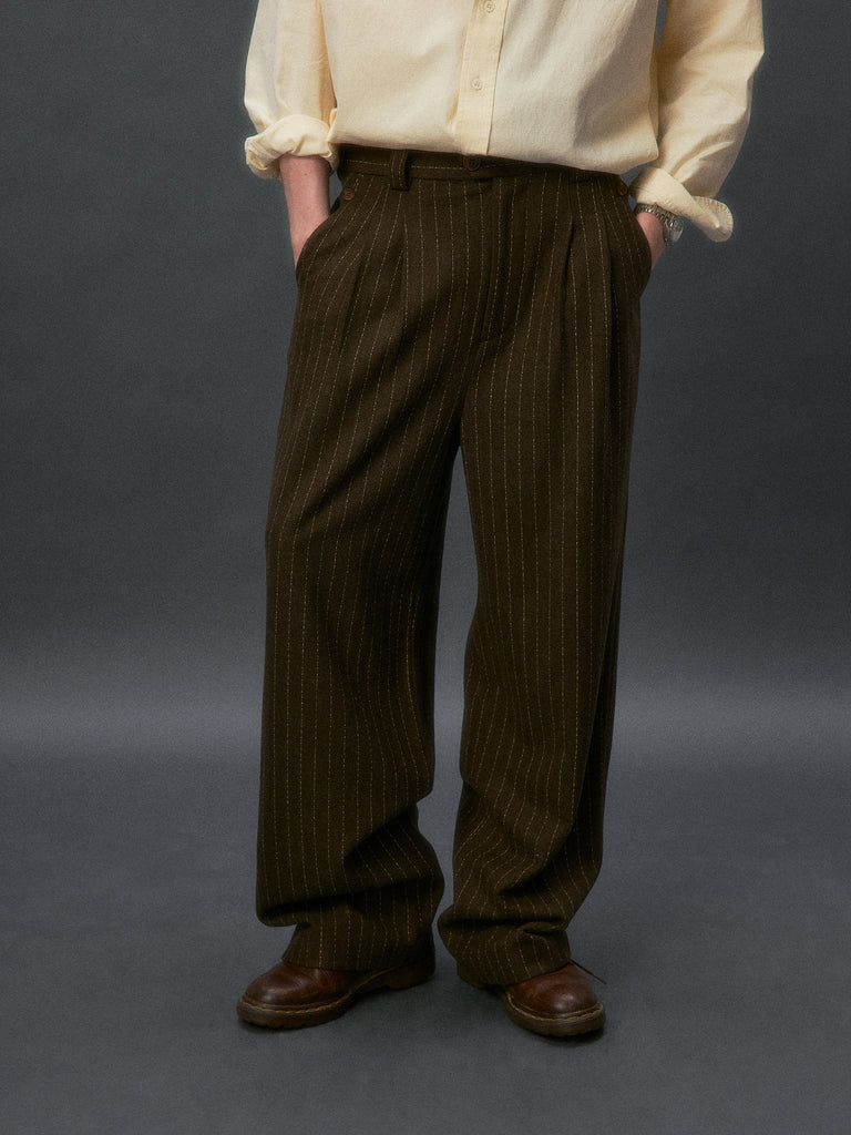 Ivy Style Tweed Trousers