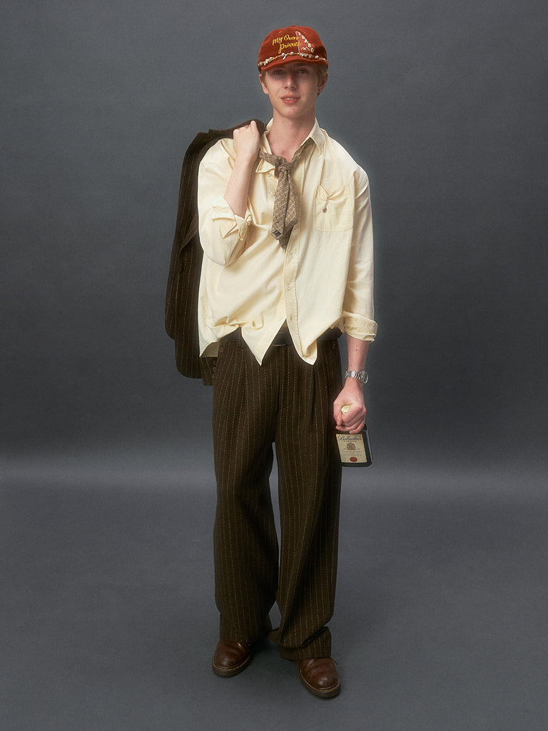 Ivy Style Tweed Trousers