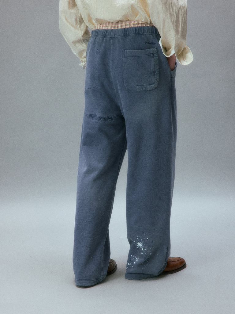 Chemist's Thrift Store Patched Straight Sweatpants