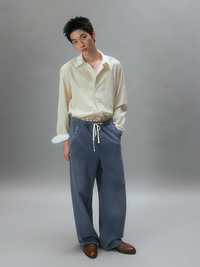 Chemist's Thrift Store Patched Straight Sweatpants