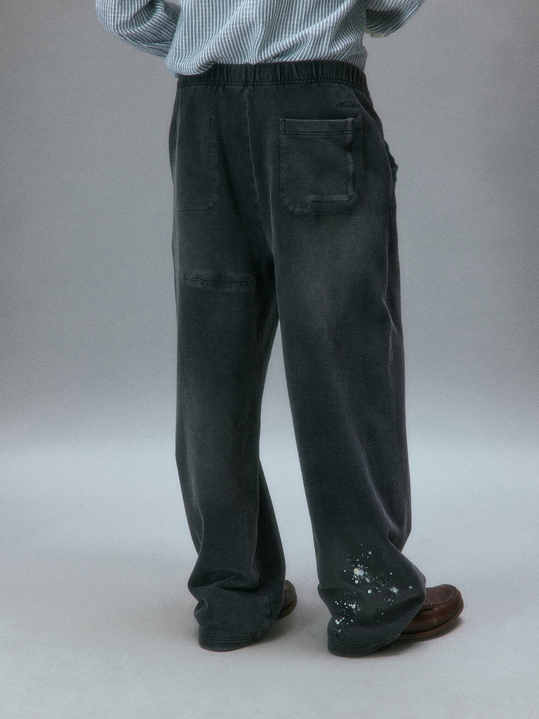 Chemist's Thrift Store Patched Straight Sweatpants