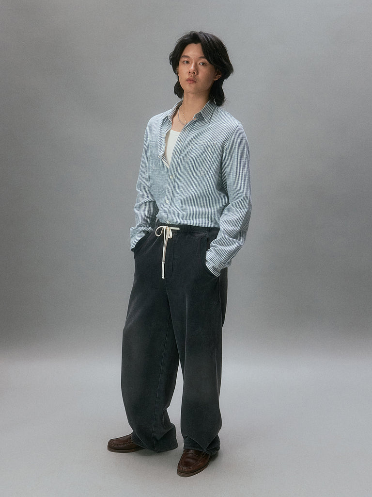 Chemist's Thrift Store Patched Straight Sweatpants