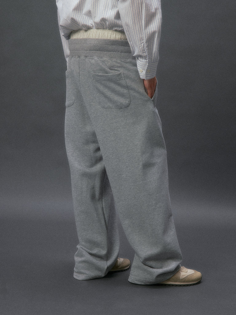 Basic Wide-Leg Straight Sweatpants