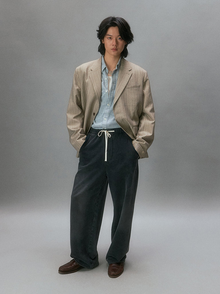 Chemist's Thrift Store Patched Straight Sweatpants
