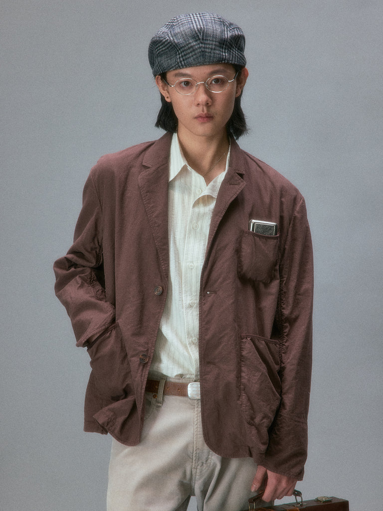 Long Vacation Spring Linen Tailored Jacket