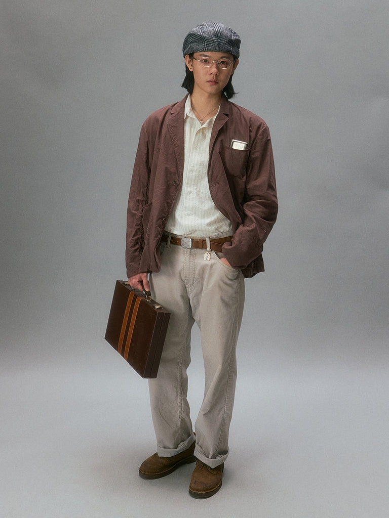 Long Vacation Spring Linen Tailored Jacket