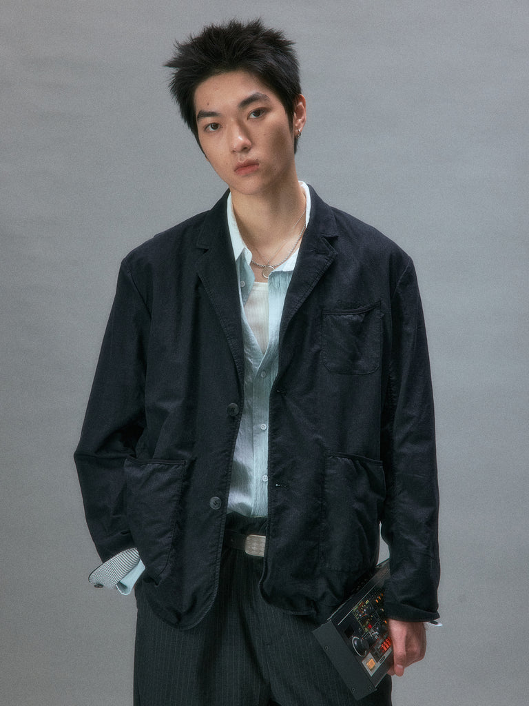 Long Vacation Spring Linen Tailored Jacket