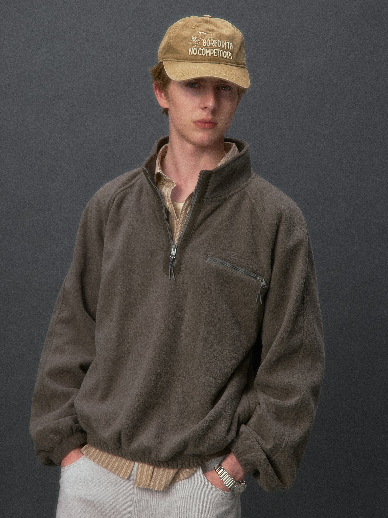 Keanu's Half-Zip Fleece Pullover - Chemist Creations