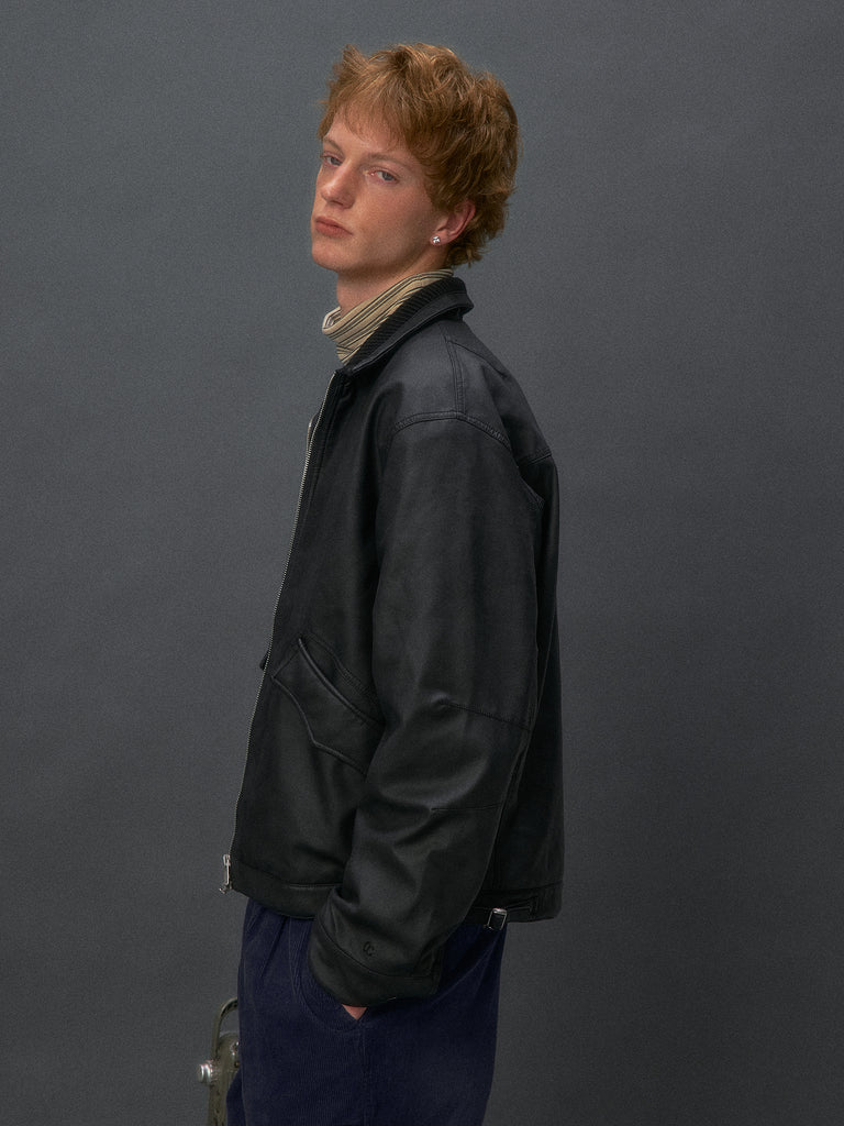 90's Classic Leather Jacket