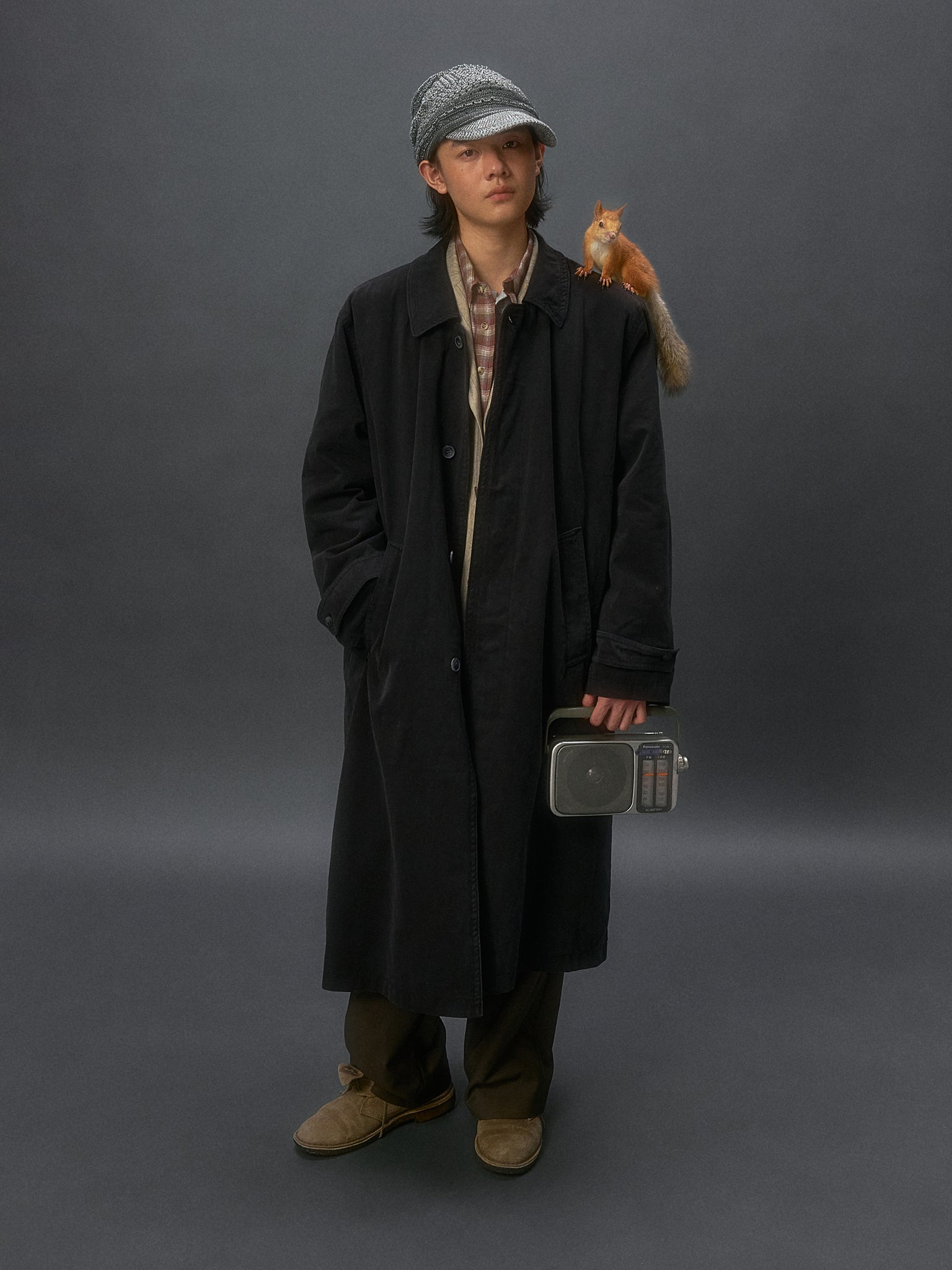 Faded Wash Trench Coat - Chemist Creations
