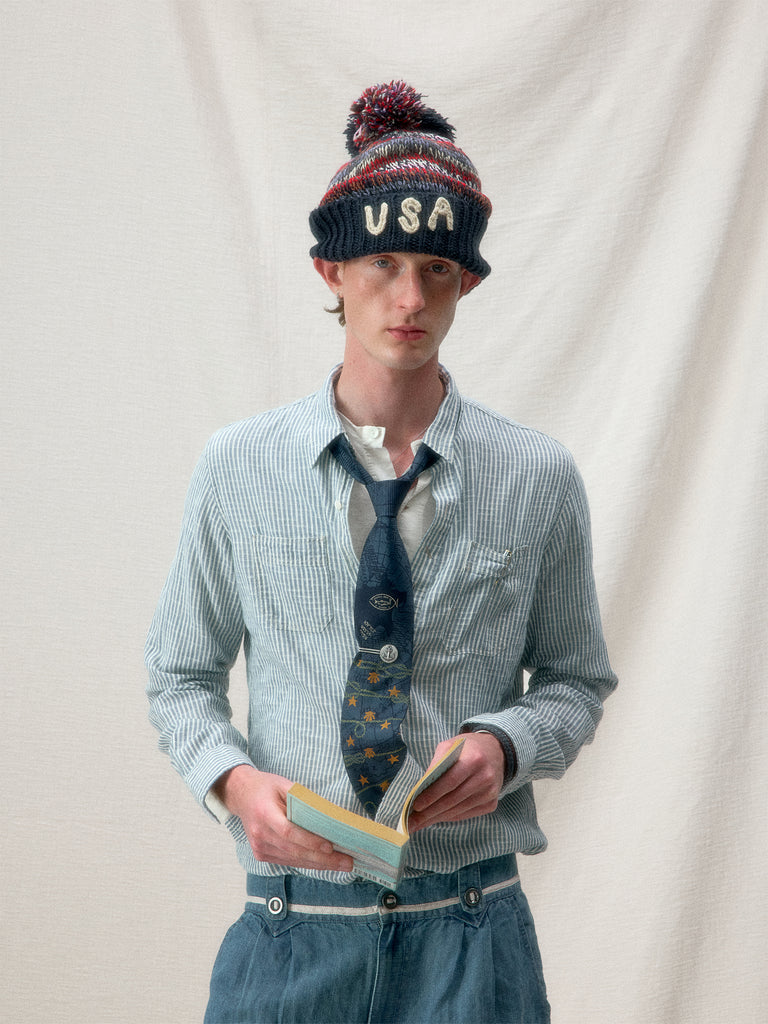 "Arctic Explorer" Deep Ocean Exploration Silk Tie