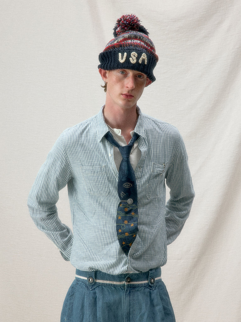 "Arctic Explorer" Deep Ocean Exploration Silk Tie