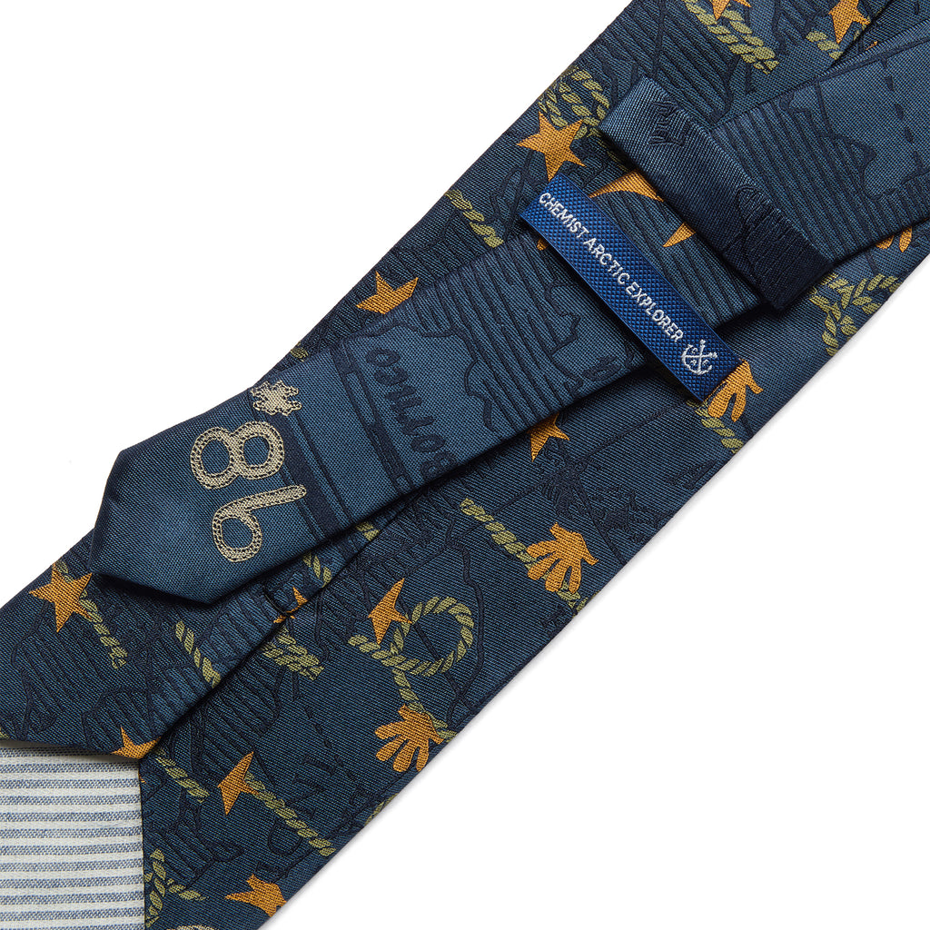 "Arctic Explorer" Deep Ocean Exploration Silk Tie