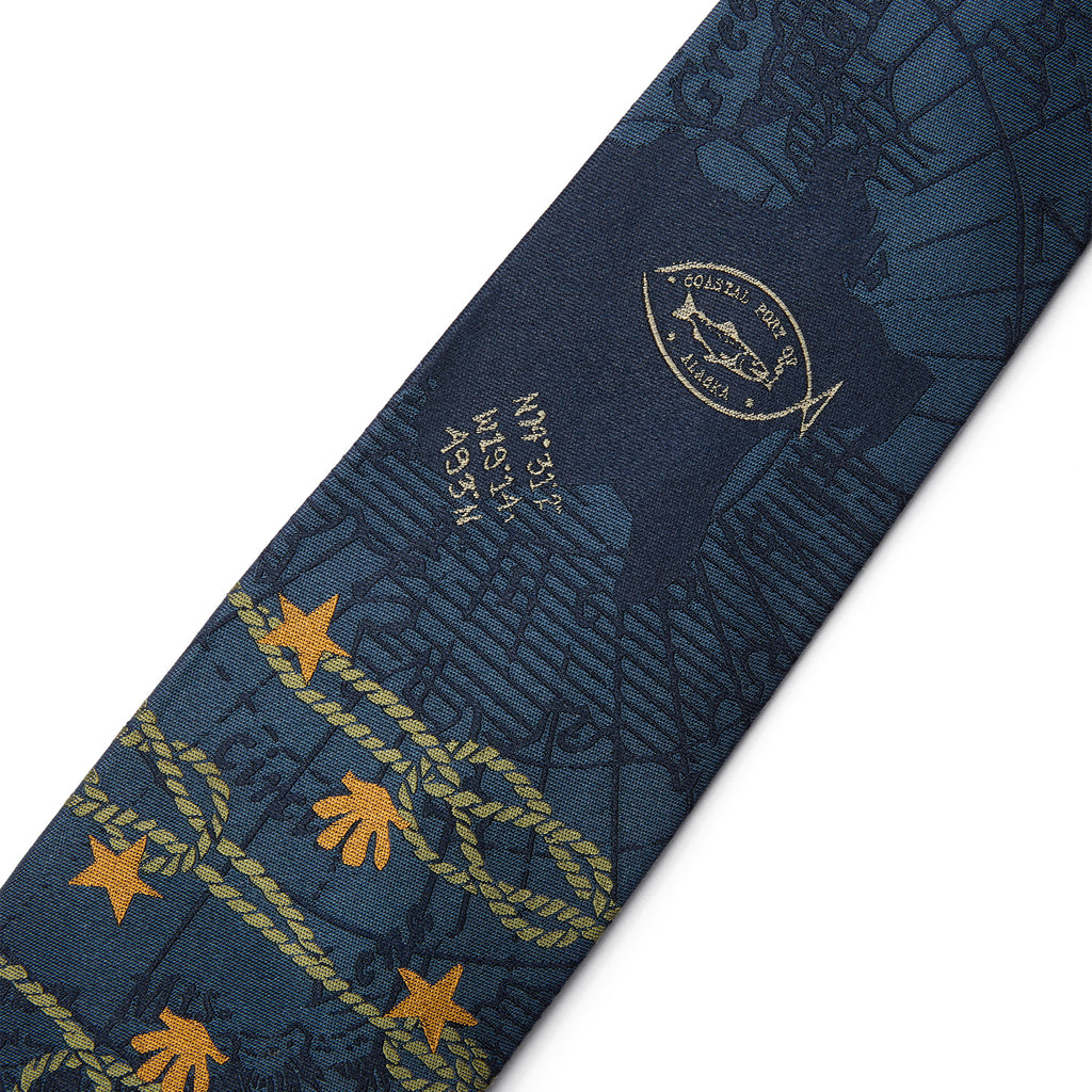 "Arctic Explorer" Deep Ocean Exploration Silk Tie