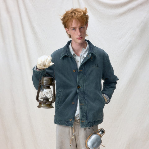"Arctic Explorer" 40s Old Sailor Quilted N-1 Deck Jacket