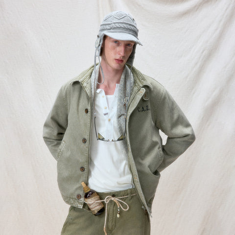 "Arctic Explorer" 40s Old Sailor Quilted N-1 Deck Jacket