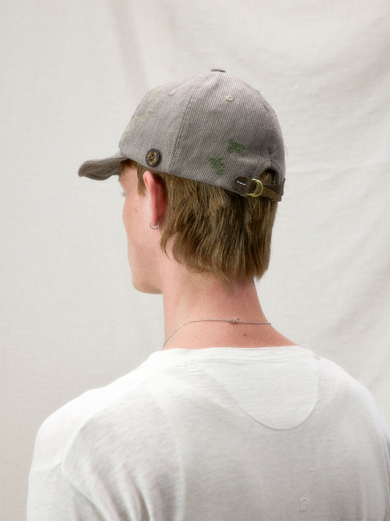 "Arctic Explorer" Old Sailor's Striped Flip Brim Cap