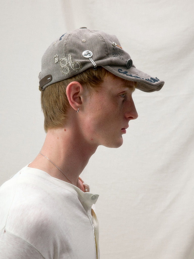 "Arctic Explorer" Old Sailor's Striped Flip Brim Cap
