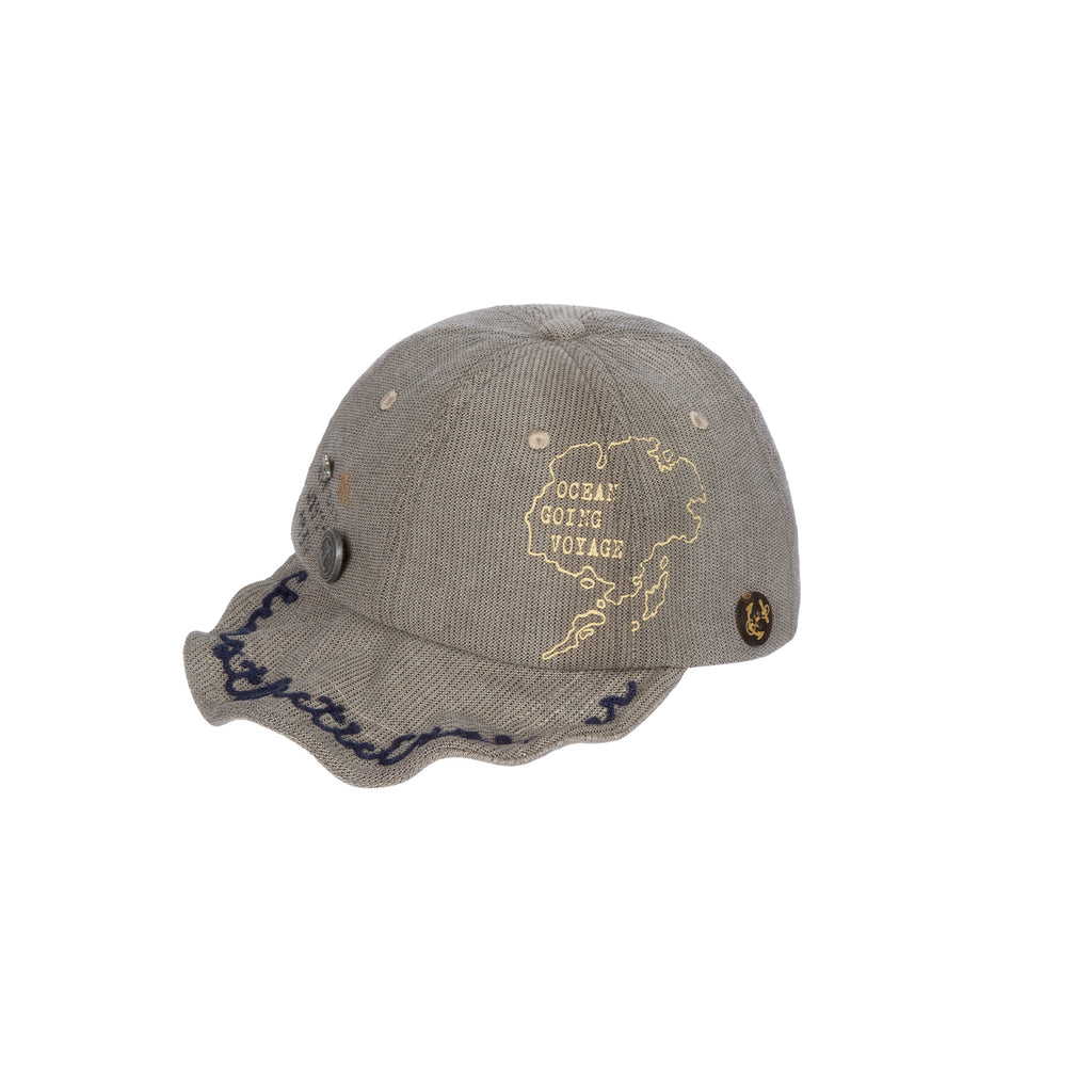 "Arctic Explorer" Old Sailor's Striped Flip Brim Cap