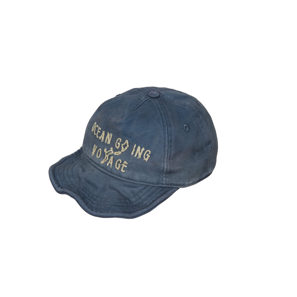 "Arctic Explorer" Sailor Map Sun-Faded Flip Brim Cap