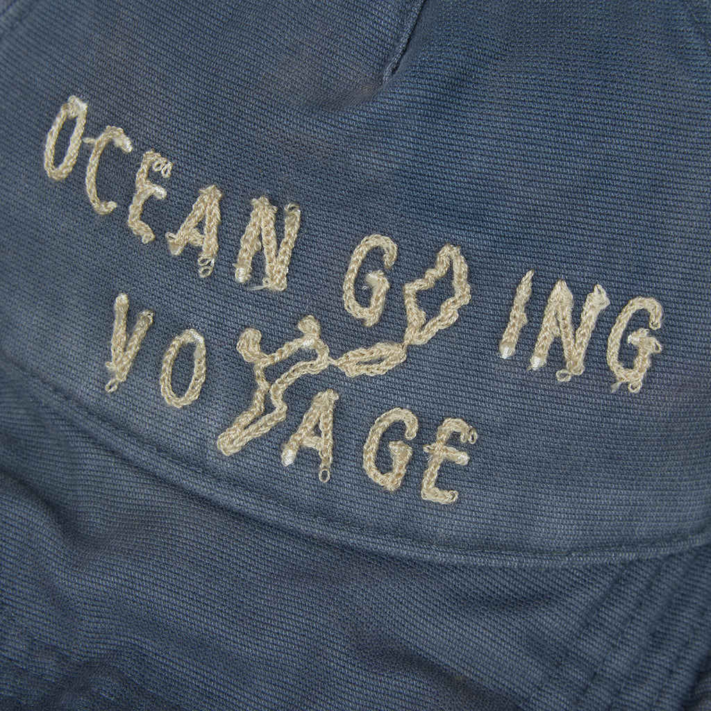 "Arctic Explorer" Sailor Map Sun-Faded Flip Brim Cap