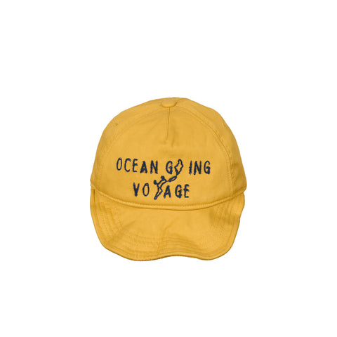 "Arctic Explorer" Sailor Map Sun-Faded Flip Brim Cap