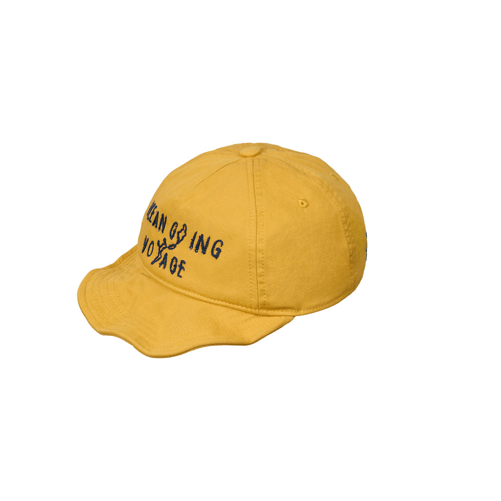 "Arctic Explorer" Sailor Map Sun-Faded Flip Brim Cap