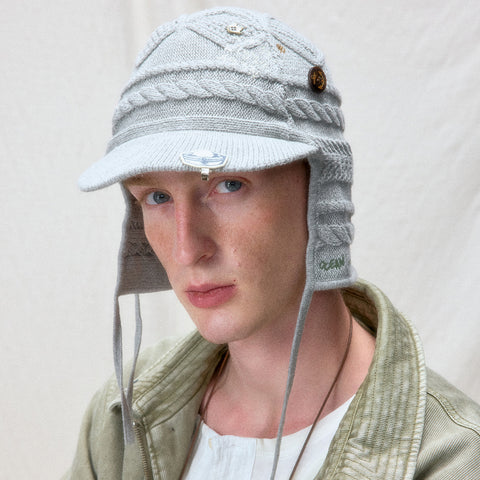 "Arctic Explorer" Old Sailor Faded Wool Flight Cap