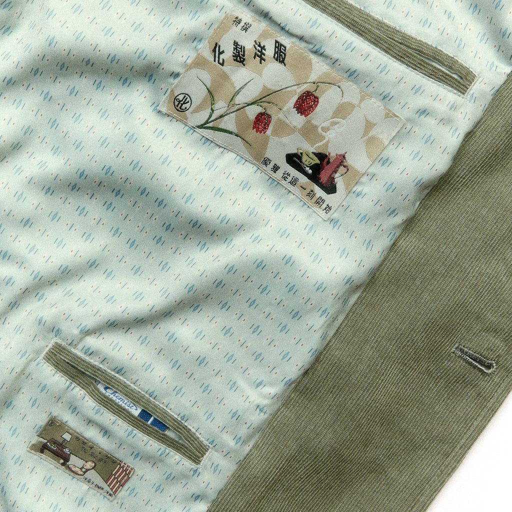 Shibuya Midnight Faded Jacquard Tailored Jacket