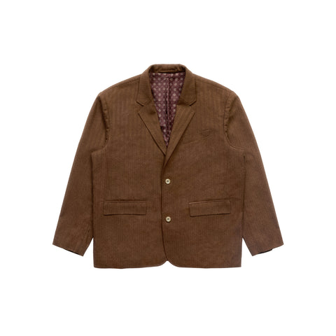 Showa Jacquard Striped Tailored Jacket