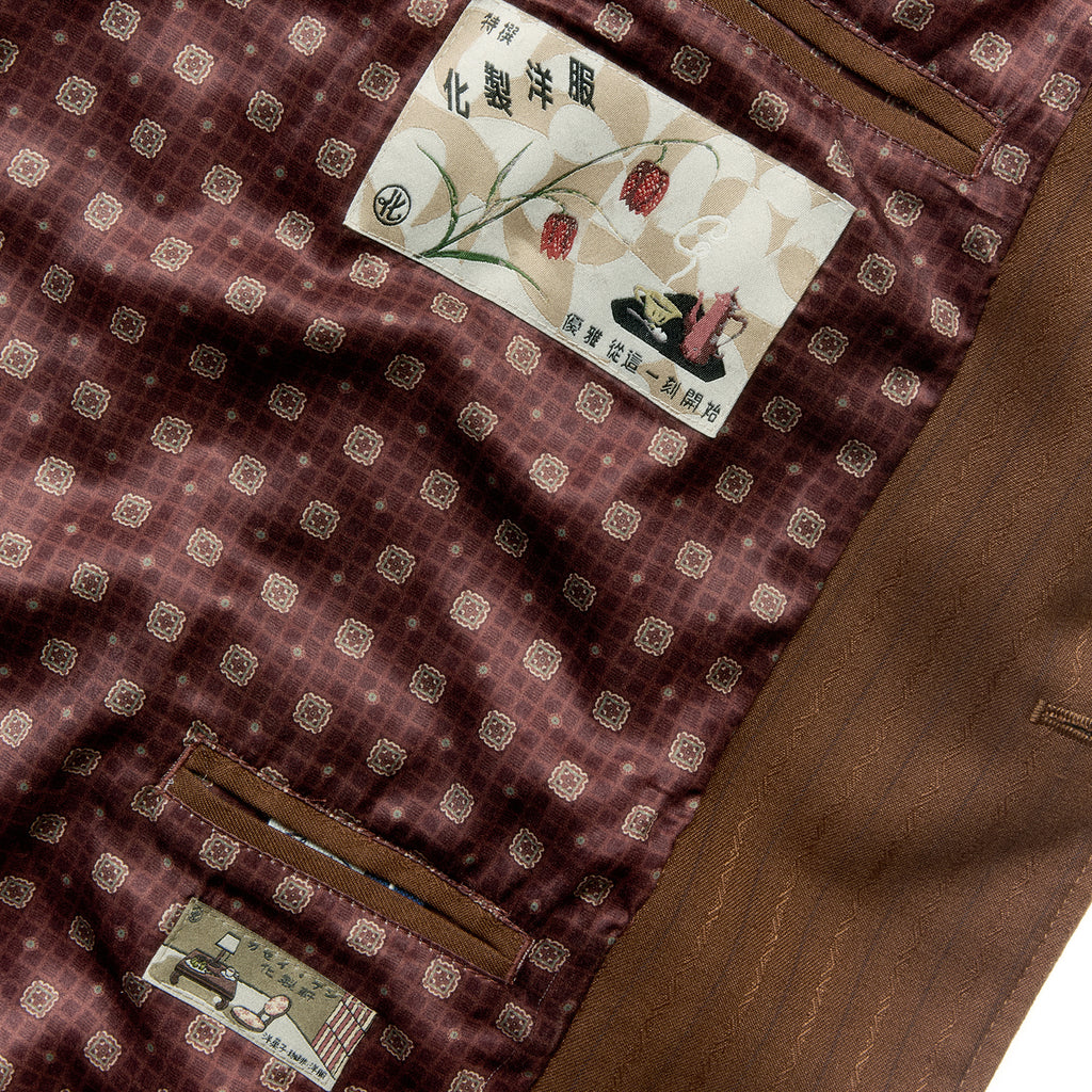 Showa Jacquard Striped Tailored Jacket
