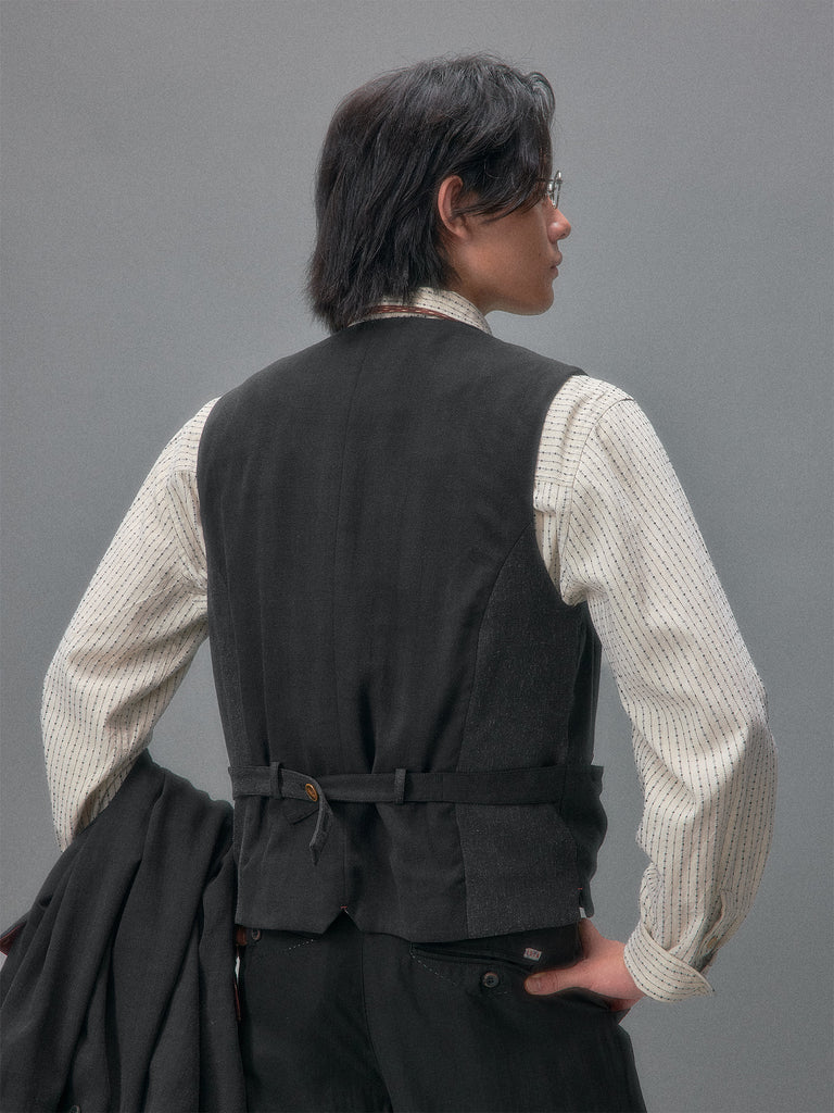 Ginza Jujo Patchwork Suit Vest
