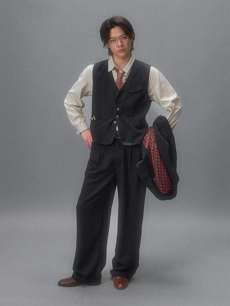 Ginza Jujo Patchwork Suit Vest