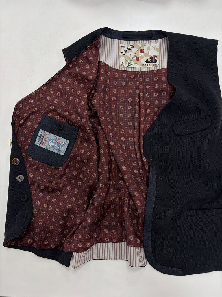 Ginza Jujo Patchwork Suit Vest