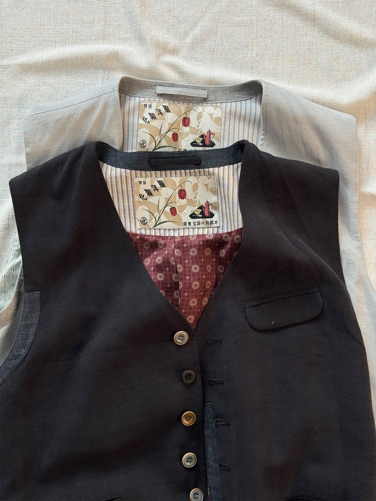 Ginza Jujo Patchwork Suit Vest
