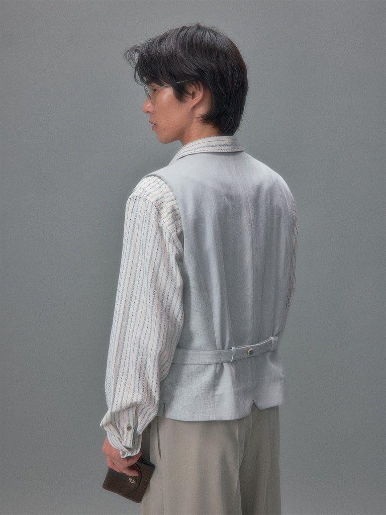 Ginza Jujo Patchwork Suit Vest