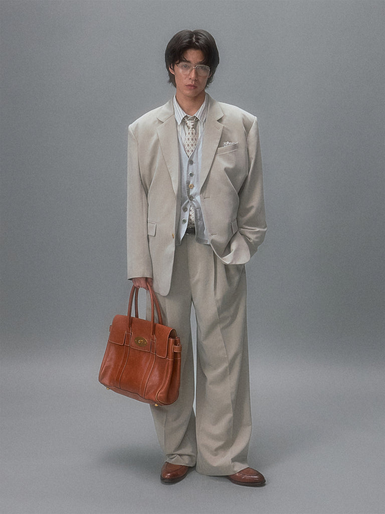 Ginza Jujo Patchwork Suit Vest