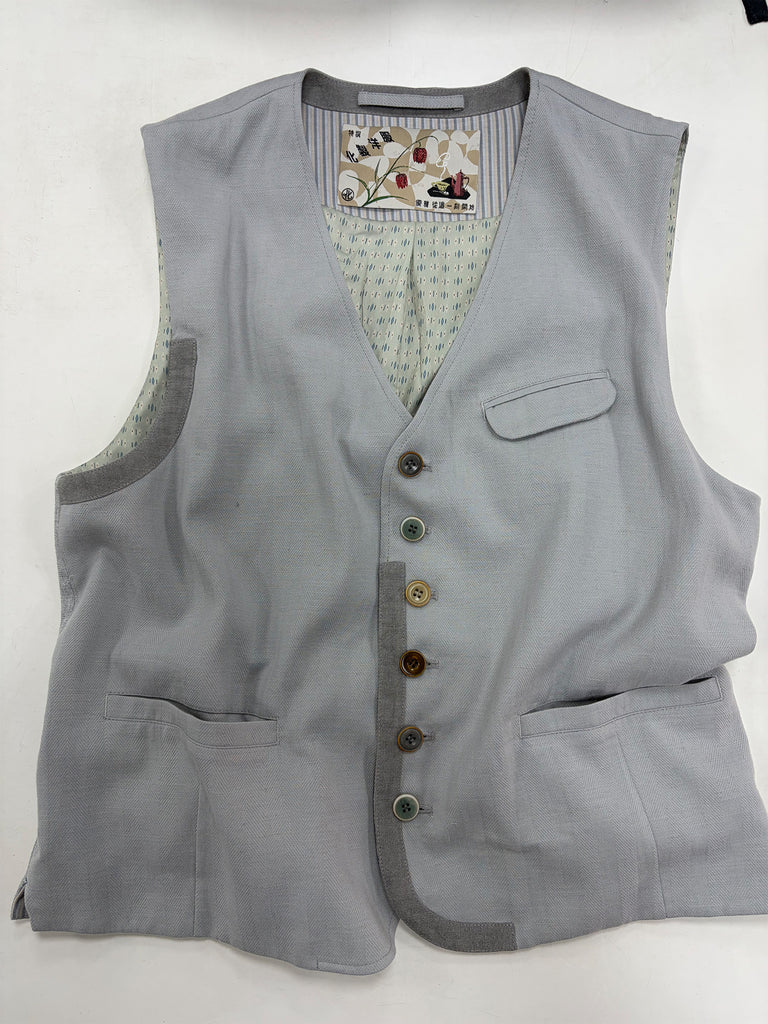 Ginza Jujo Patchwork Suit Vest