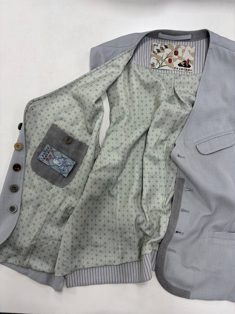 Ginza Jujo Patchwork Suit Vest