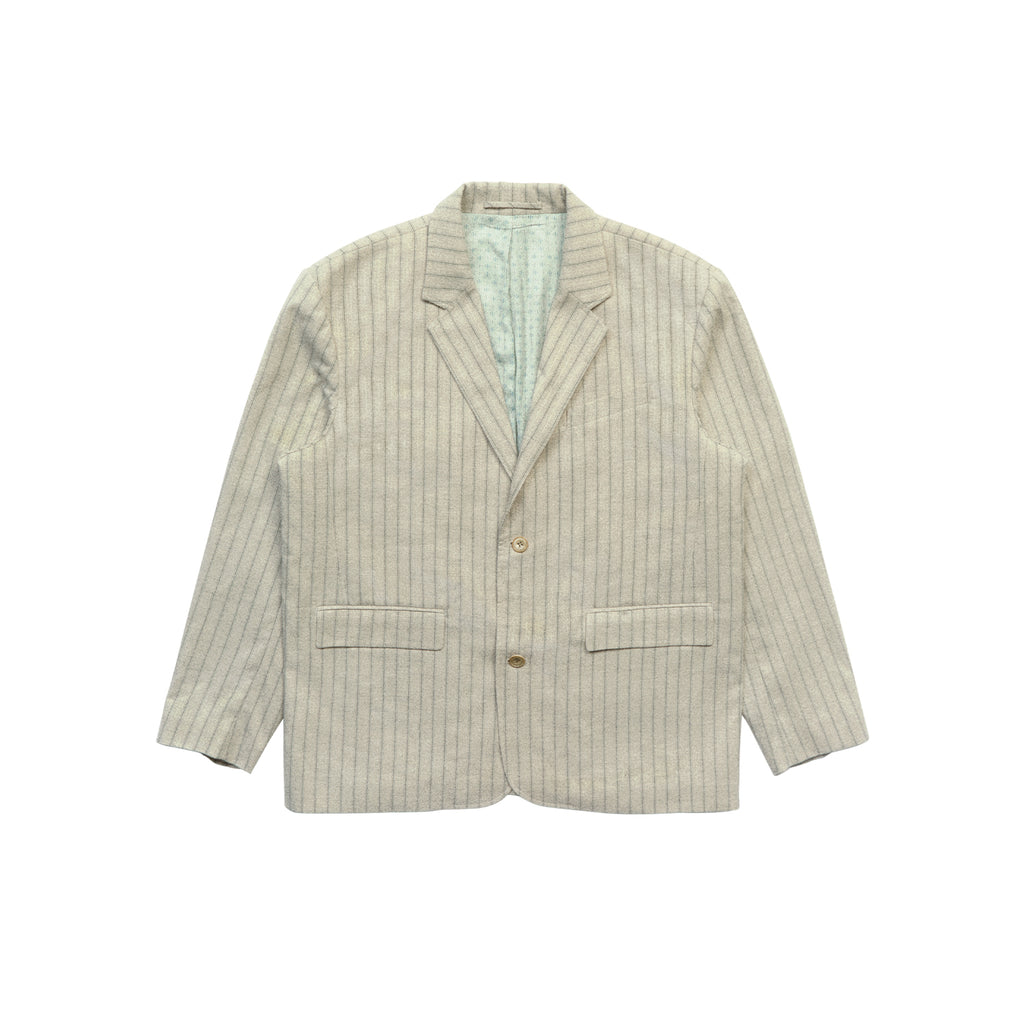 Showa Jacquard Striped Tailored Jacket