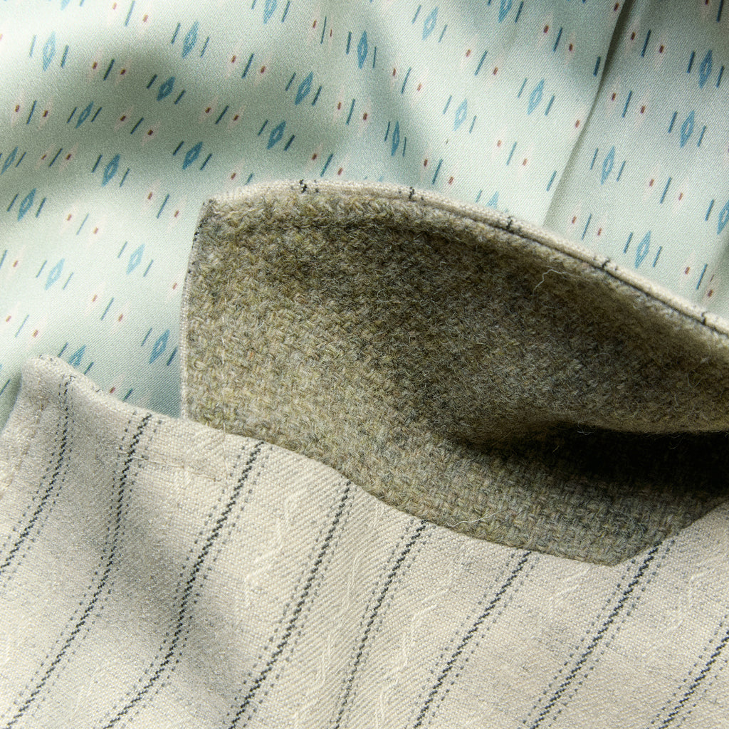 Showa Jacquard Striped Tailored Jacket