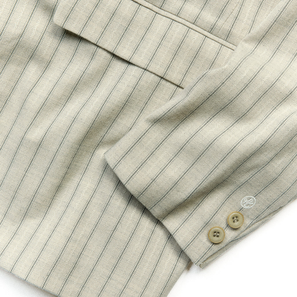 Showa Jacquard Striped Tailored Jacket