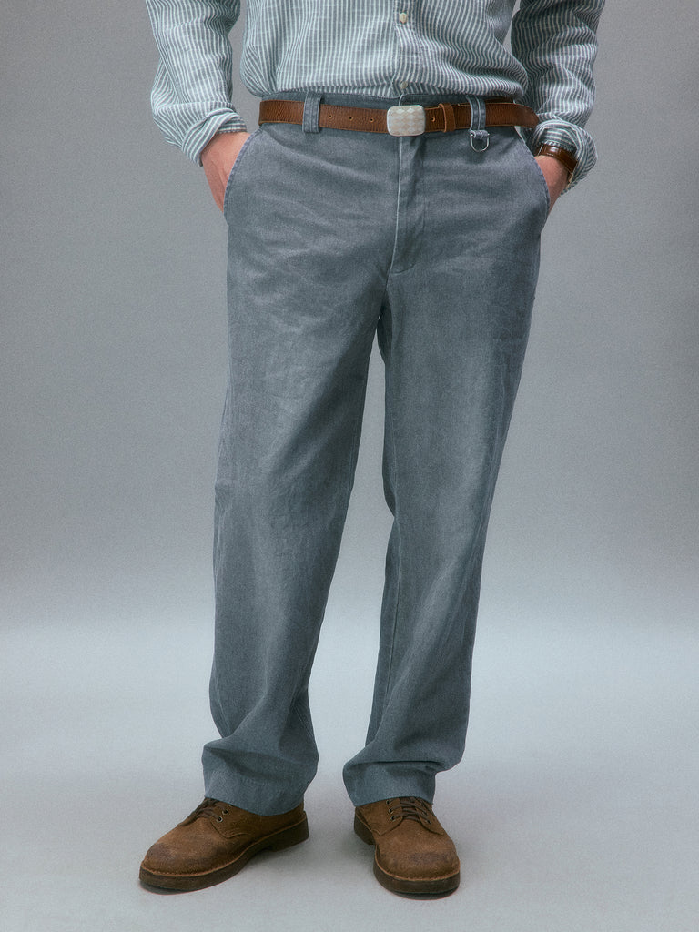 90’s Clean-Cut Slim Straight Casual Chinos